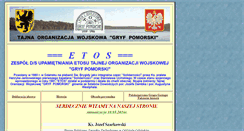 Desktop Screenshot of gryf-pomorski.pl